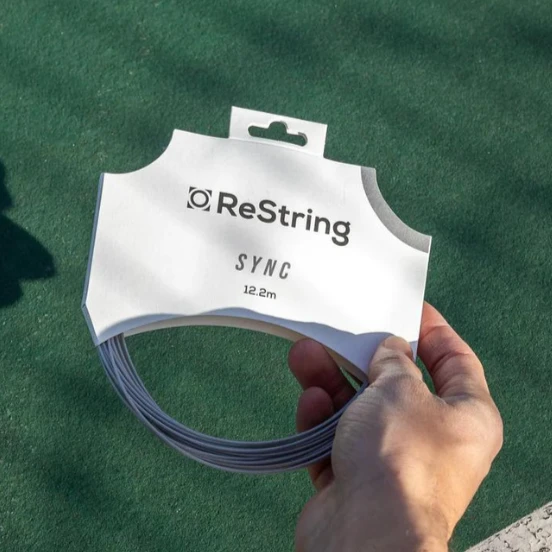 Re-String Sync 1.25mm - Tennis String Set 12.2m 3 Re-String Sync 1.25mm - Tennis String Set 12.2m